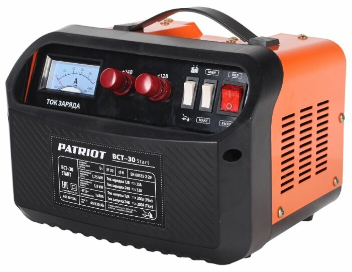 Пуско-зарядное устройство PATRIOT BCT-30 Start