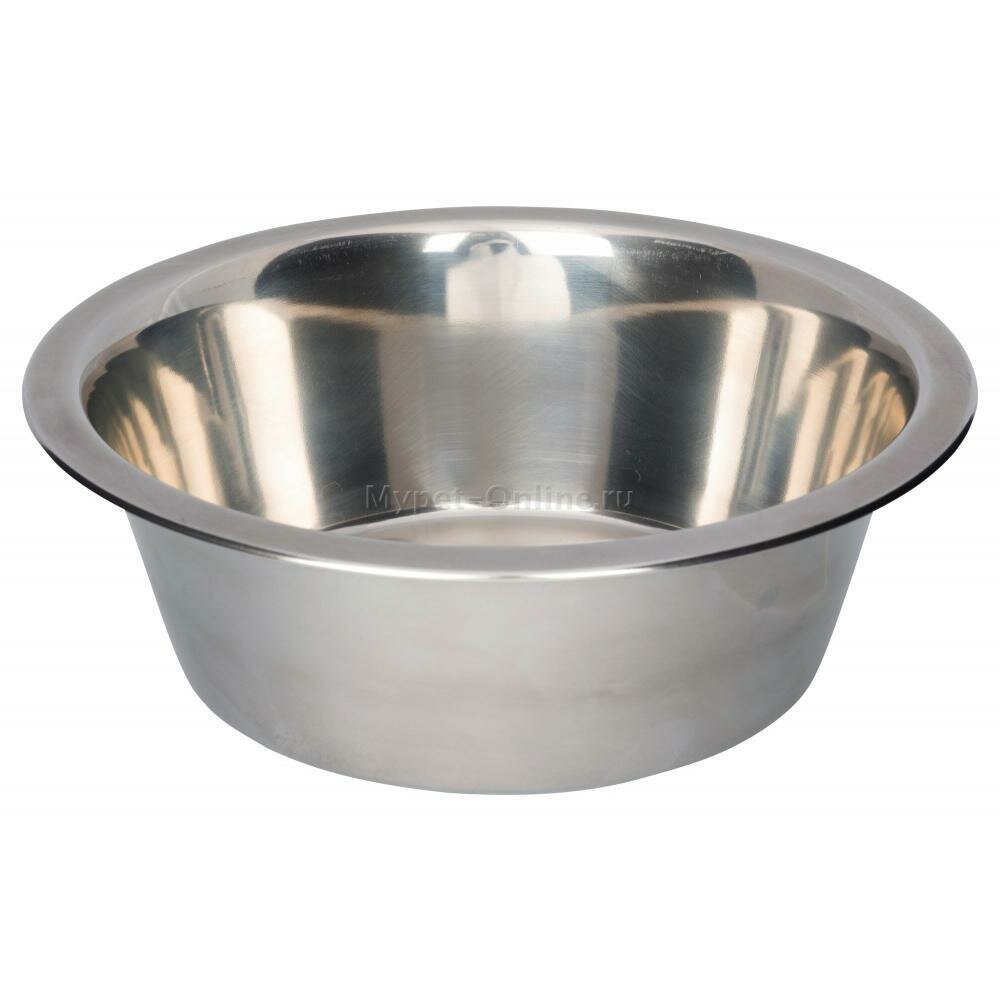 Миска для собак Trixie Stainless Steel Bowl XL, размер 24см.