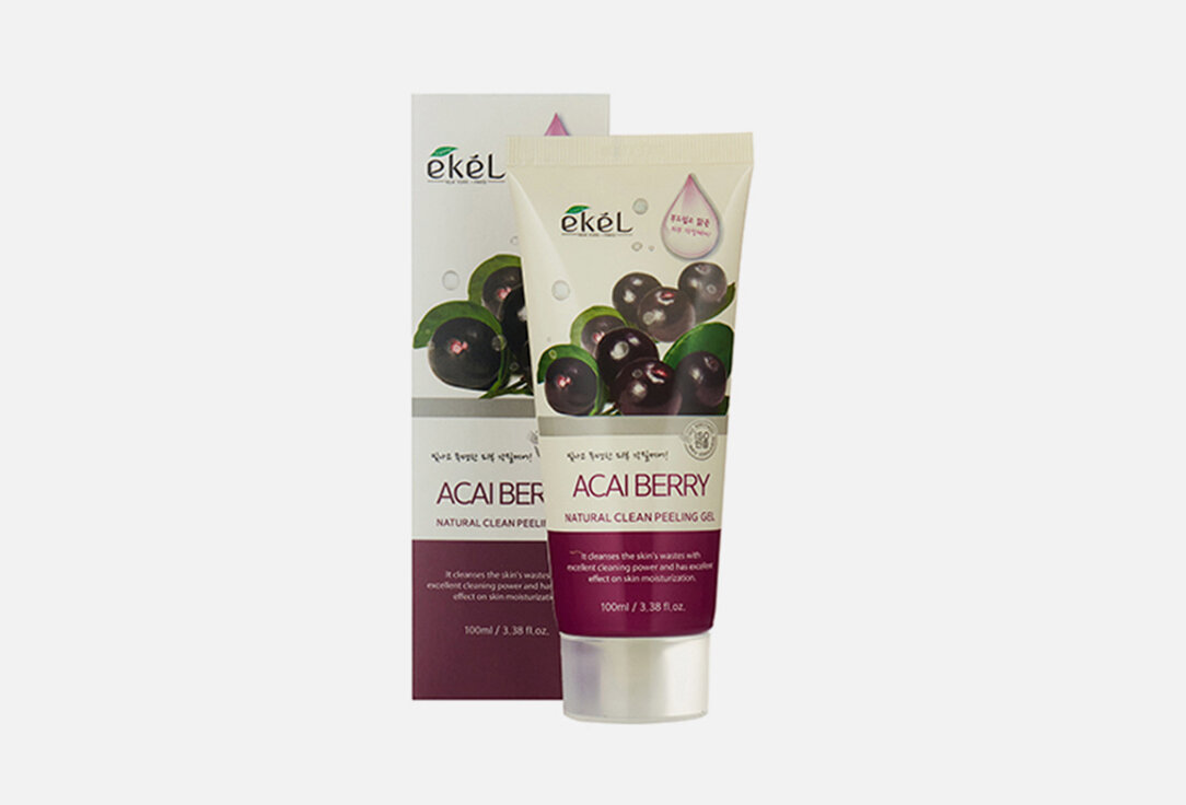 Пилинг-скатка Ekel, Natural Clean Peeling Gel Acai Berry 100мл