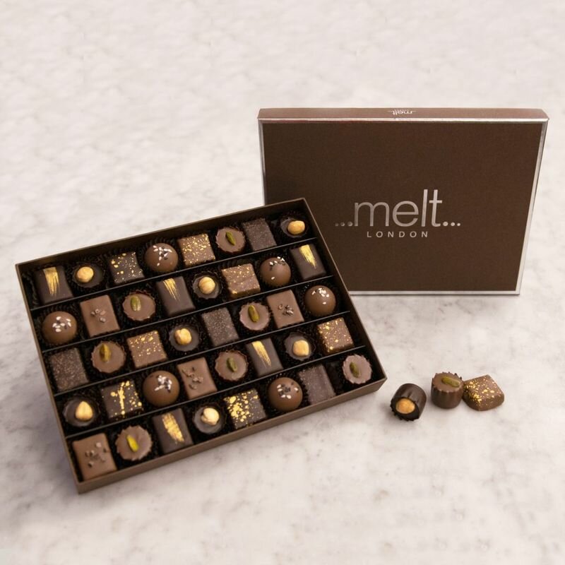 Шоколадные конфеты Melt Chocolates Chocolate ручной работы, 40шт - фотография № 4