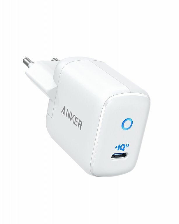 Сетевая зарядка Anker PowerPort III mini 30W USB-C White