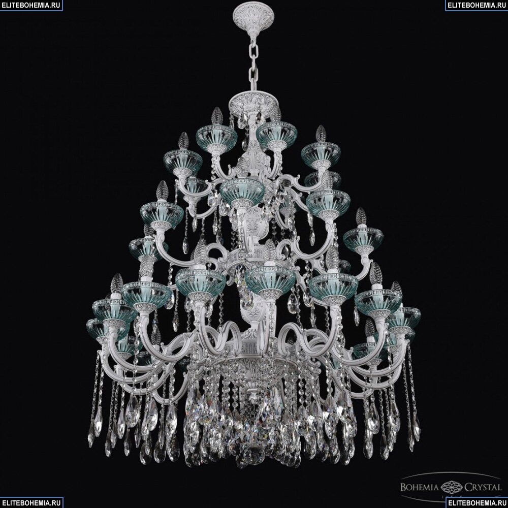 Подвесная люстра Bohemia Ivele Crystal AL7801 AL78101/16+8+8/300/3d A WMN P Birusa/M-1G - фото №2