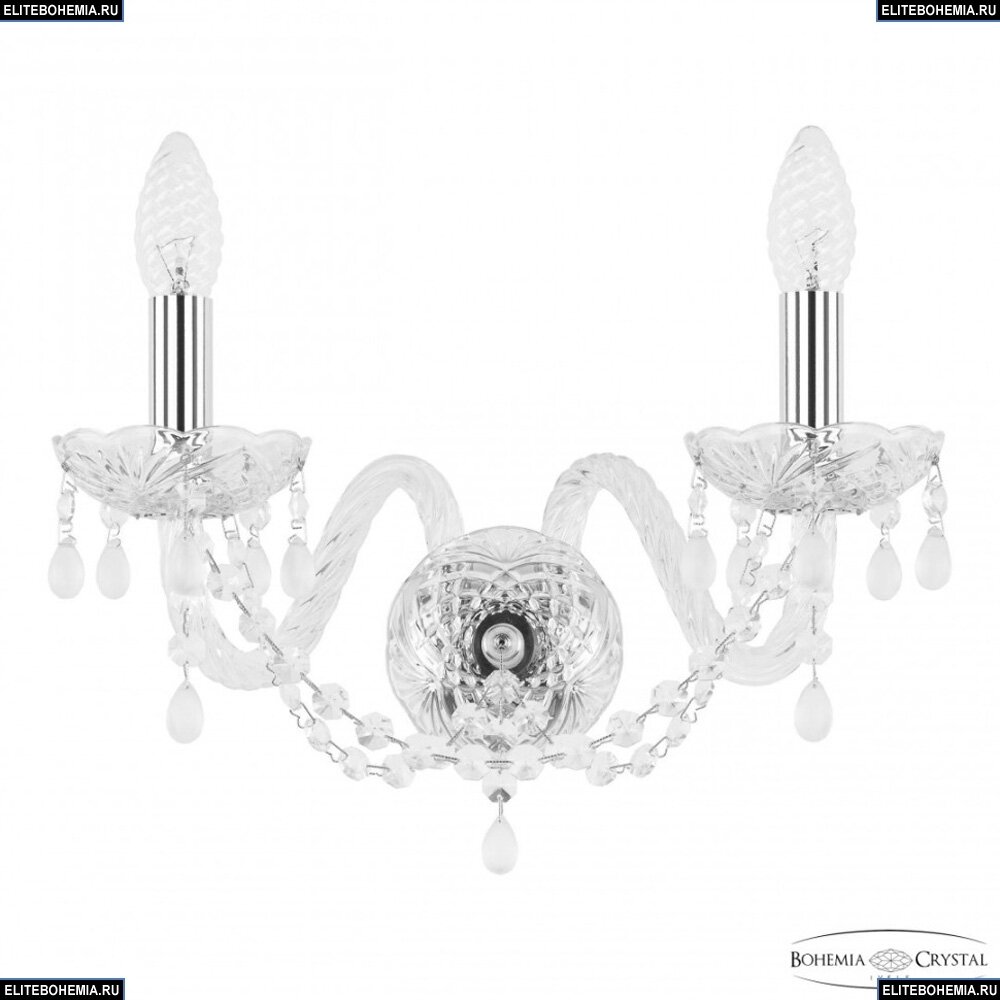 Бра Bohemia Ivele Crystal 112 112B/2/165 Ni V0300 - фото №1