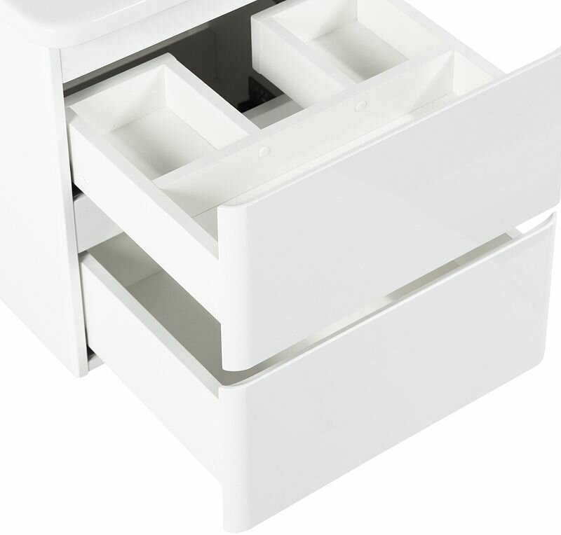 Тумба под раковину Belbagno Albano CER-500-2C-SO-BL Bianco Lucido - фото №7