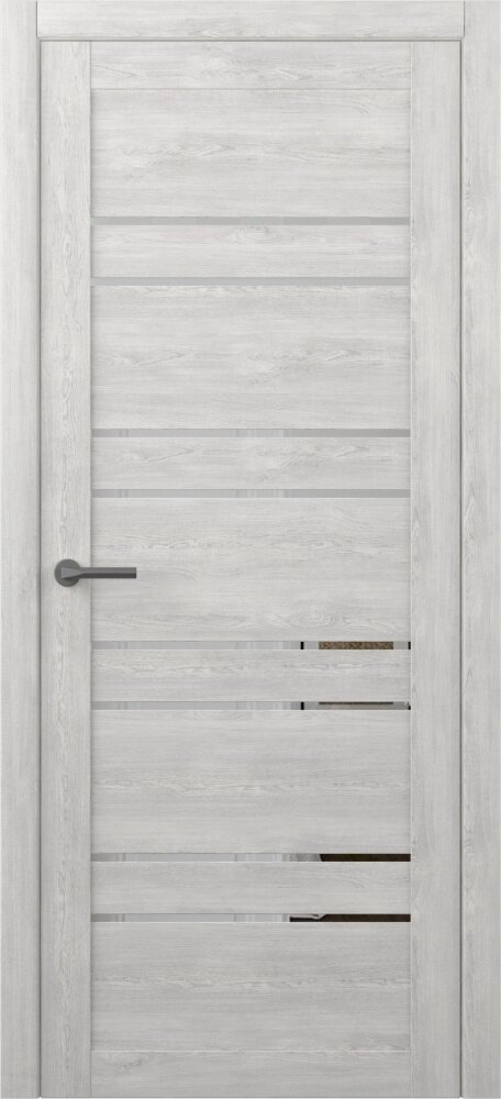 Межкомнатная дверь Albero Дублин покрытие Эко-шпон / ПО Дуб Нордик Зеркало