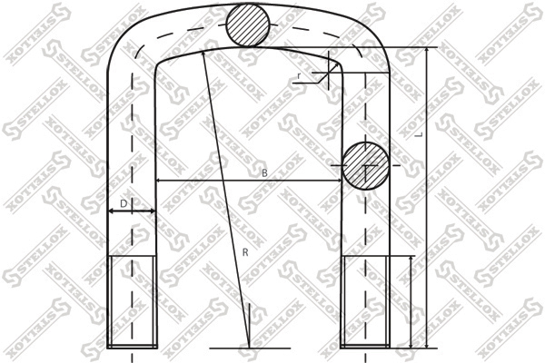 Стремянка 93xM20x2 5x227 U MB ACTROS