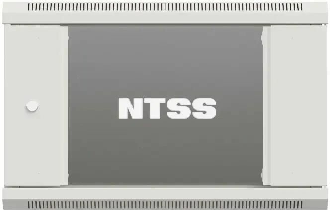 Шкаф коммутационный NTSS NTSS-W9U6060GS-2 настенный, стеклянная передняя дверь, 9U, 600x370x600 мм