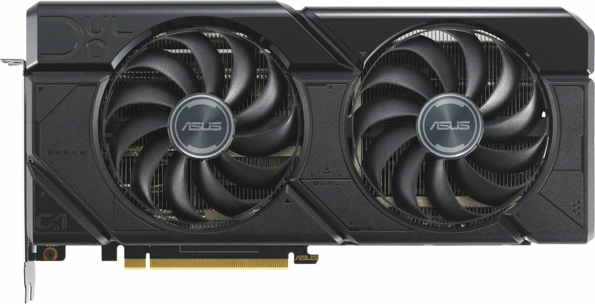 Видеокарта ASUS AMD Radeon RX 7800XT DUAL-RX7800XT-O16G 16ГБ Dual, GDDR6, OC, Ret