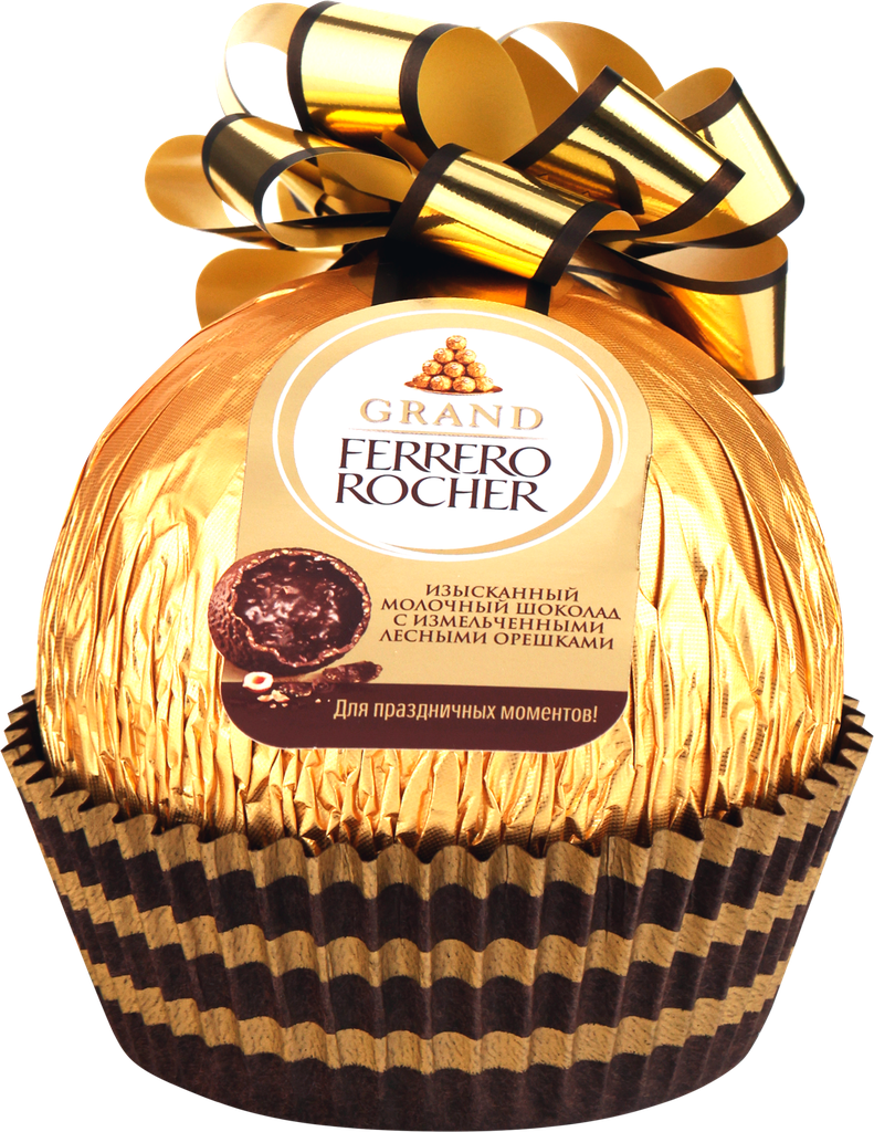 Конфеты FERRERO ROCHER Гранд, фигурный шоколад, 125г