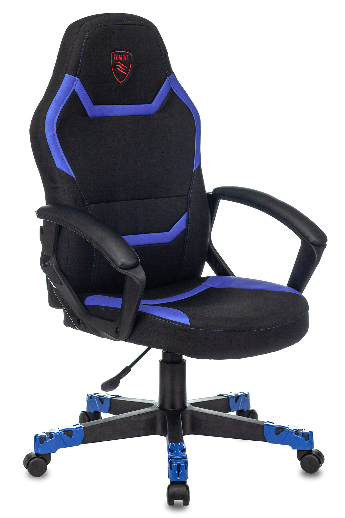 Кресло для геймеров Zombie Zombie 10 чёрный синий