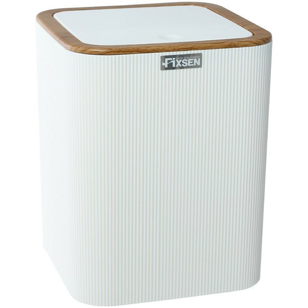 фото Ведро Fixsen White Wood, пластик