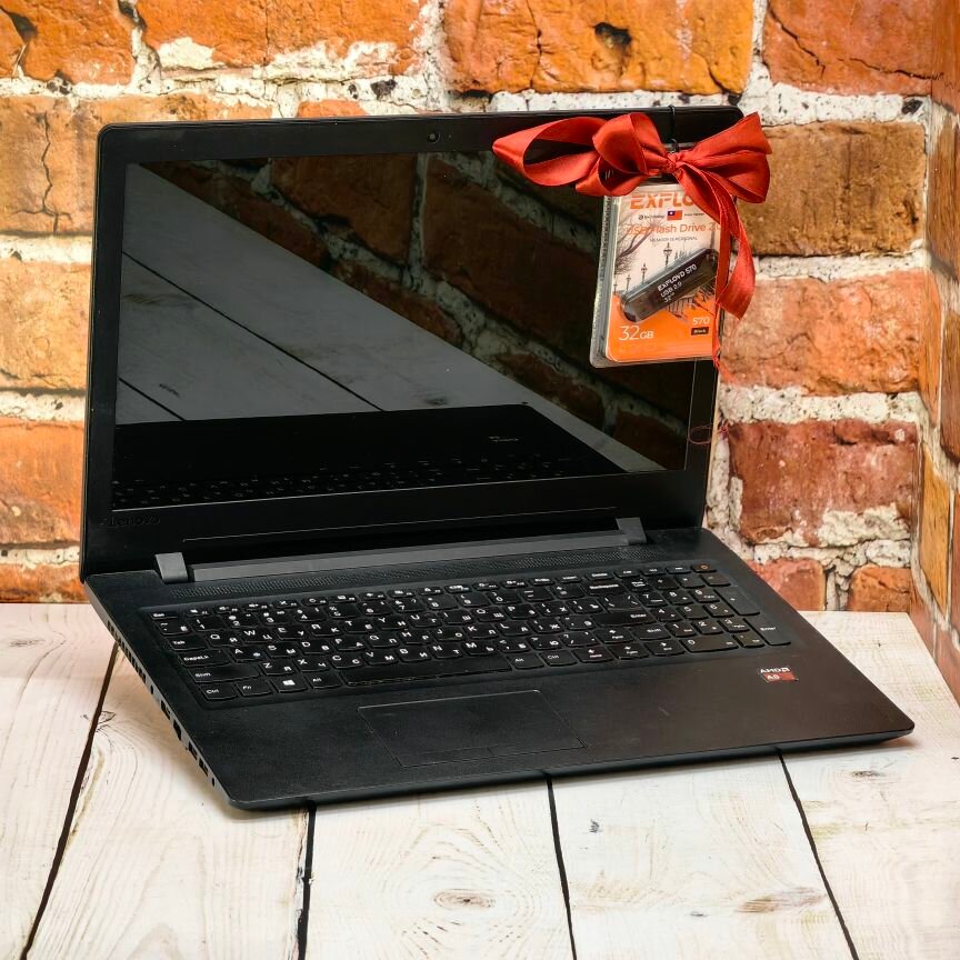 Игровой ноутбук Lenovo 100 - 15.6", AMD A8-7410, 8Gb DDR3, 1000Gb HDD, Radeon R5 M330