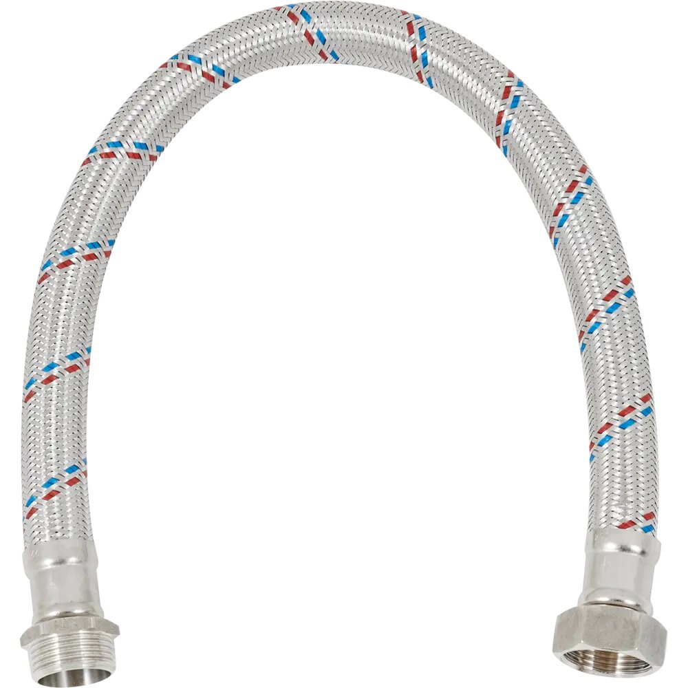 фото Гибкая подводка для воды дтрд 1" наружная-внутренняя резьба 60 см