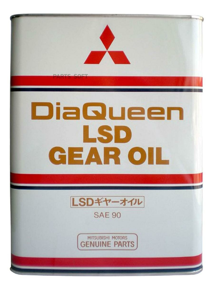 3775610_масло трансмиссионное! 90w diaqueen lsd gear oil (4l)\ api gl-5