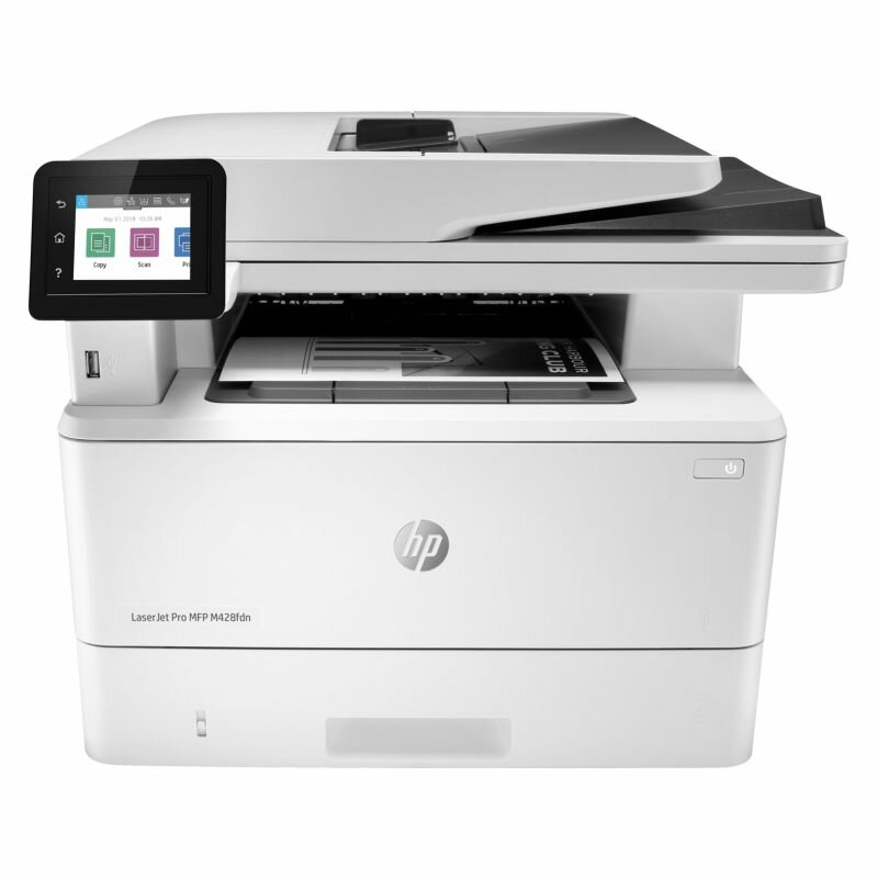 МФУ лазерный HP LaserJet Pro M428fdn, A4, лазерный, белый [w1a32a] - фото №1