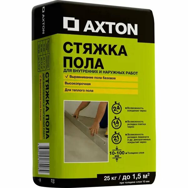 Стяжка пола Axton 25 кг