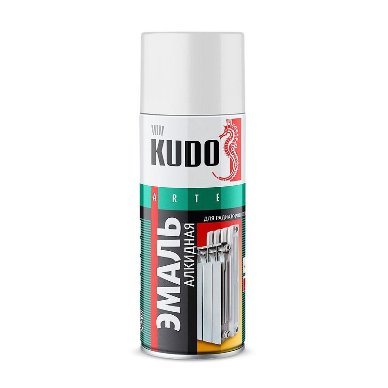 Эмаль для радиаторов KUDO белая 520 мл KU-5101