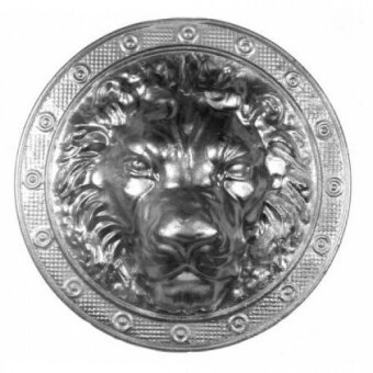 фото Лев большой кованный штамп. д.=205 мм. 6311