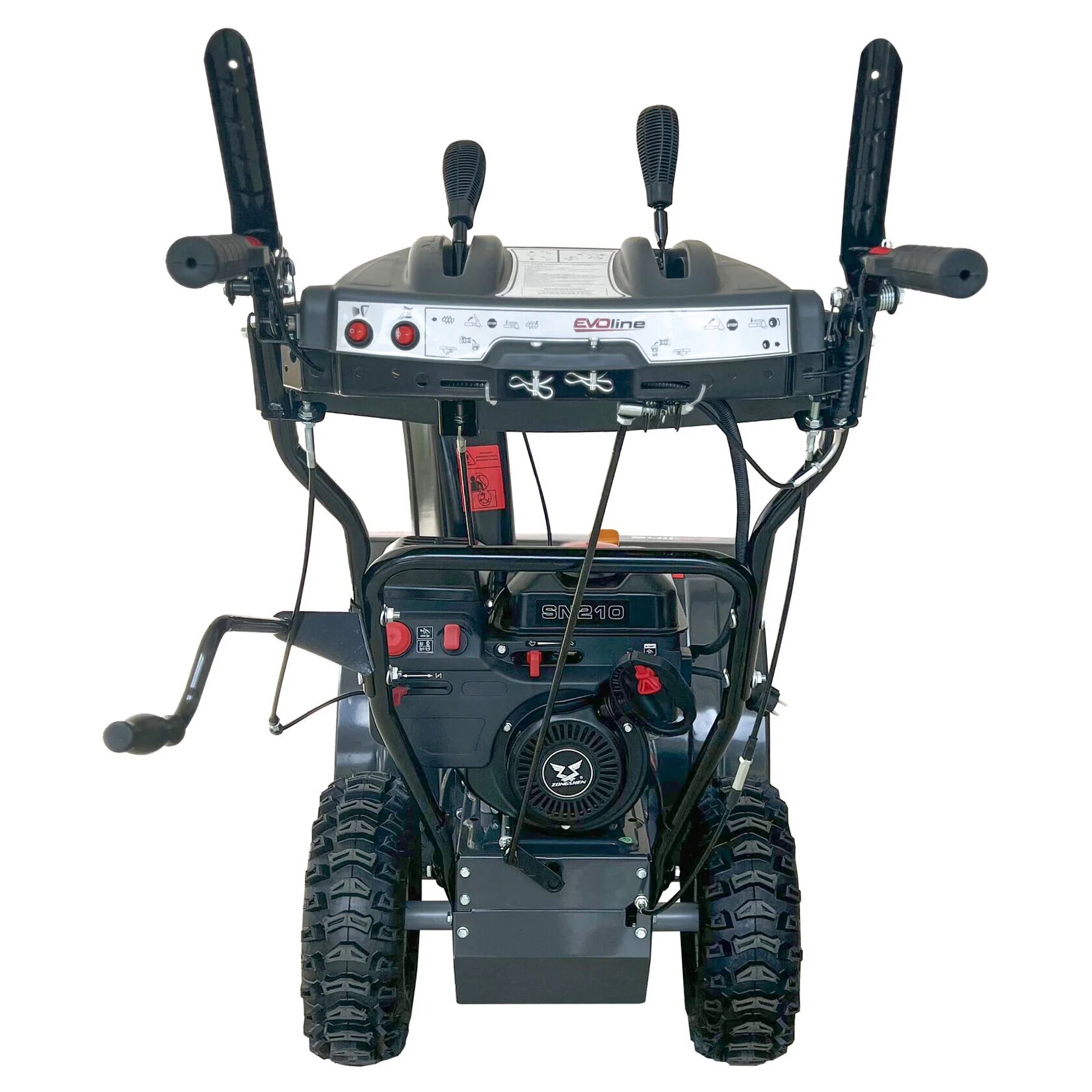 Снегоуборщик (снегоотбрасыватель) бензиновый EVOline SBG 660 TE - фото №6