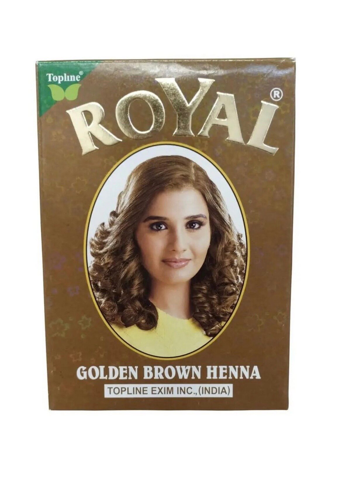 Royal Henna, golden brown индийская хна золотисто-коричневого цвета