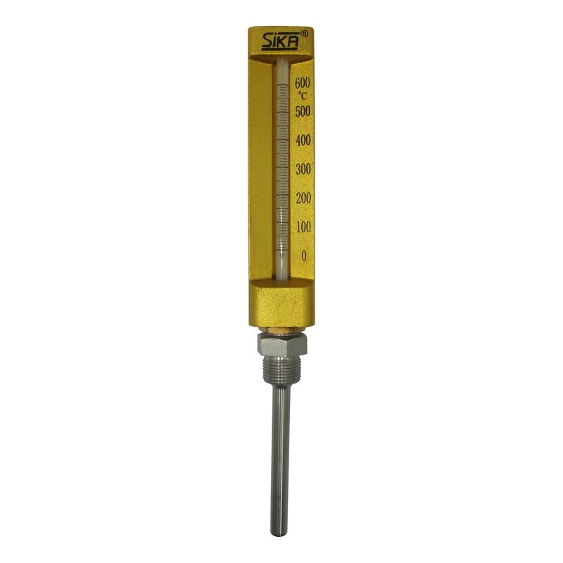 Термометр виброустойчивый SIKA 0-600 град°C, L=100мм, резьба М27х2