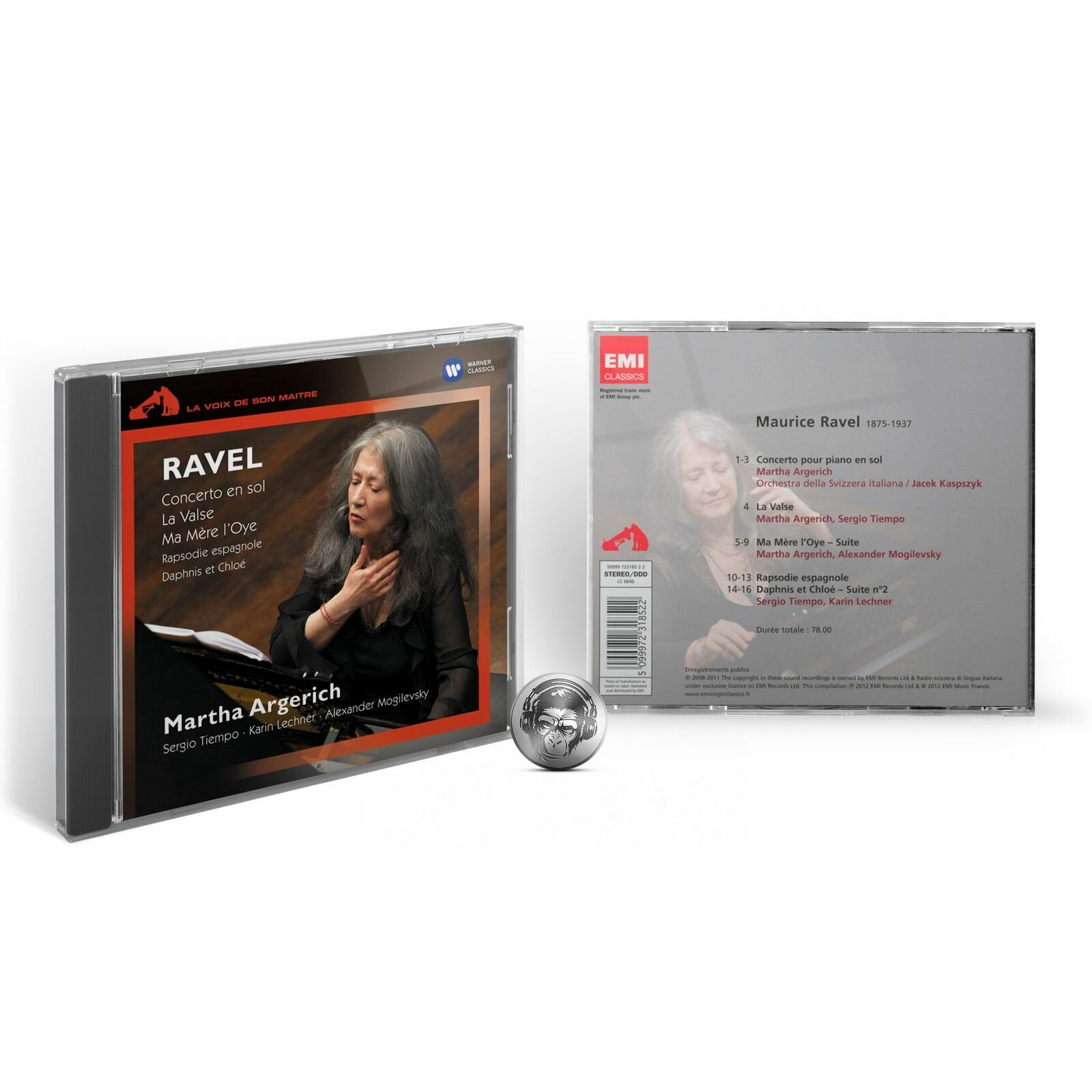 Martha Argerich & Alexandre Rabinovitch - Ravel: Concerto En Sol, La Valse, Ma Mere L'Oye, Rapsodie Espagnole, Daphnis Et Chloe (1CD) 2012 Warner, Jewel Аудио диск