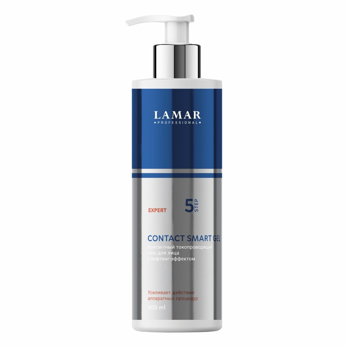 Lamar Professional, Контактный токопроводящий гель д/лица с лифтинг-эфф-м CONTACT SMART GEL, 400 мл