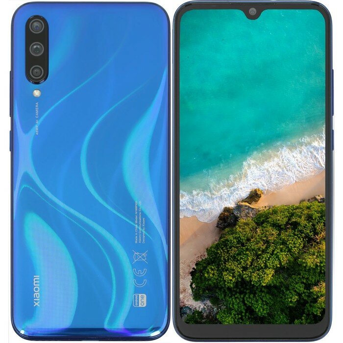 Смартфон Xiaomi Redmi A3, 6.78", IPS, 3 Гб, 64 Гб, 8 Мп, 5Мп, 5000мАч, синий