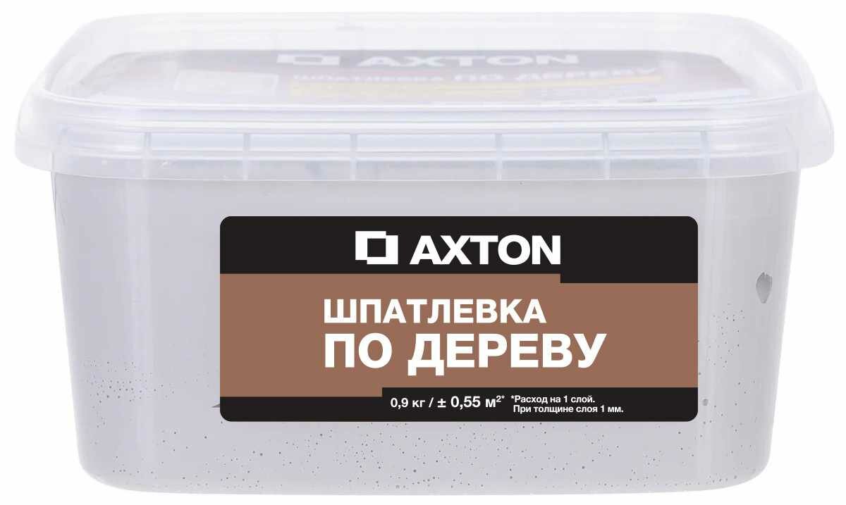 Шпатлёвка Axton для дерева 0.9 кг тач