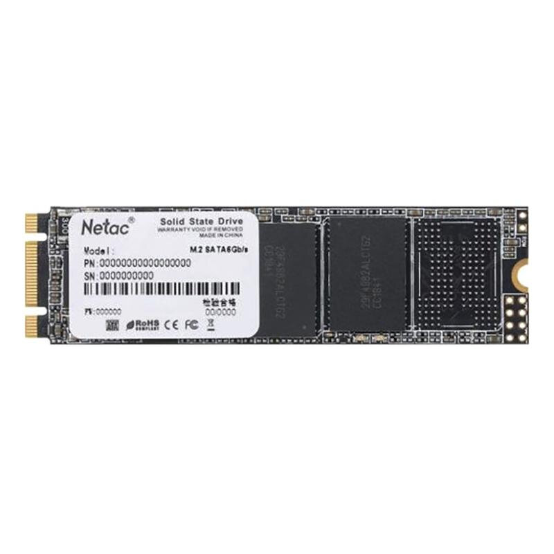 SSD накопитель Netac N535N M.2 2280 SATA 3D NAND 512GB(NT01N535N-512G-N8X)