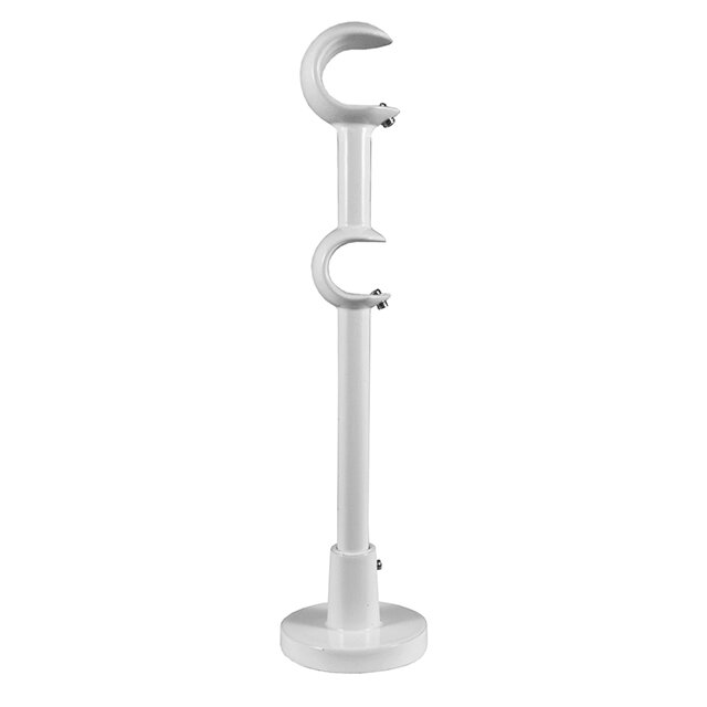 фото Кронштейн уют ост 25/16мм 2-рядный белый, арт.26.23то.0203