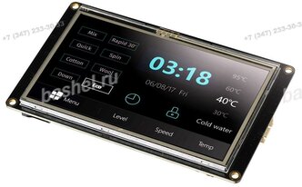 NEXTION Enhanced TFT HMI 480x272 4.3" UART, RTC, 16Mb flash, 5B, резистивный, Дисплейный модуль, ITEAD STUDIO, NX4827K04 электротовар