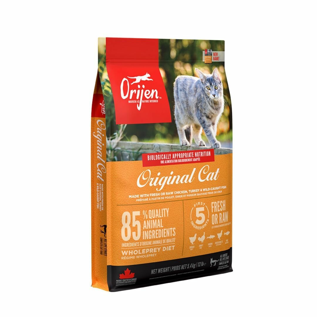 Корм сухой для взрослых кошек всех пород Orijen Original Cat 54 кг