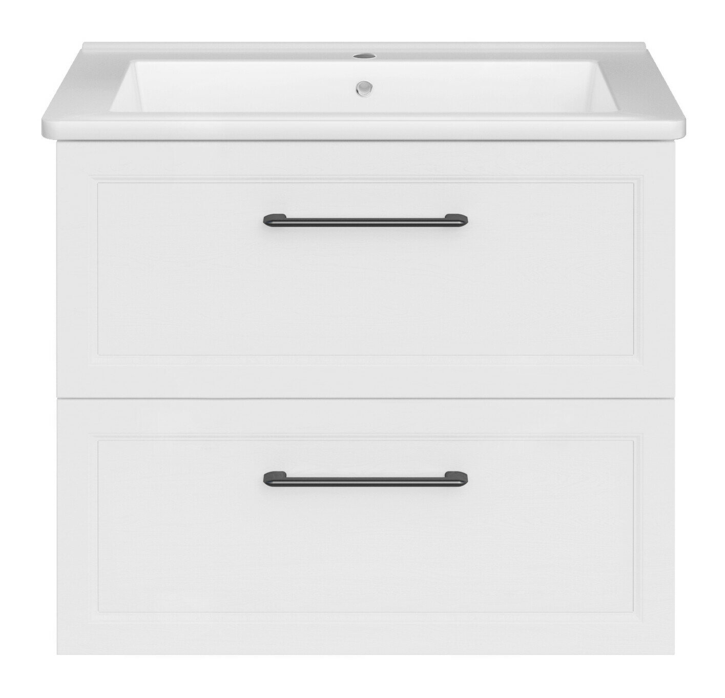 фото Тумба ASB-Mebel Белмонти 75 Софт белый (д/раковины Оскар 75) (11850)