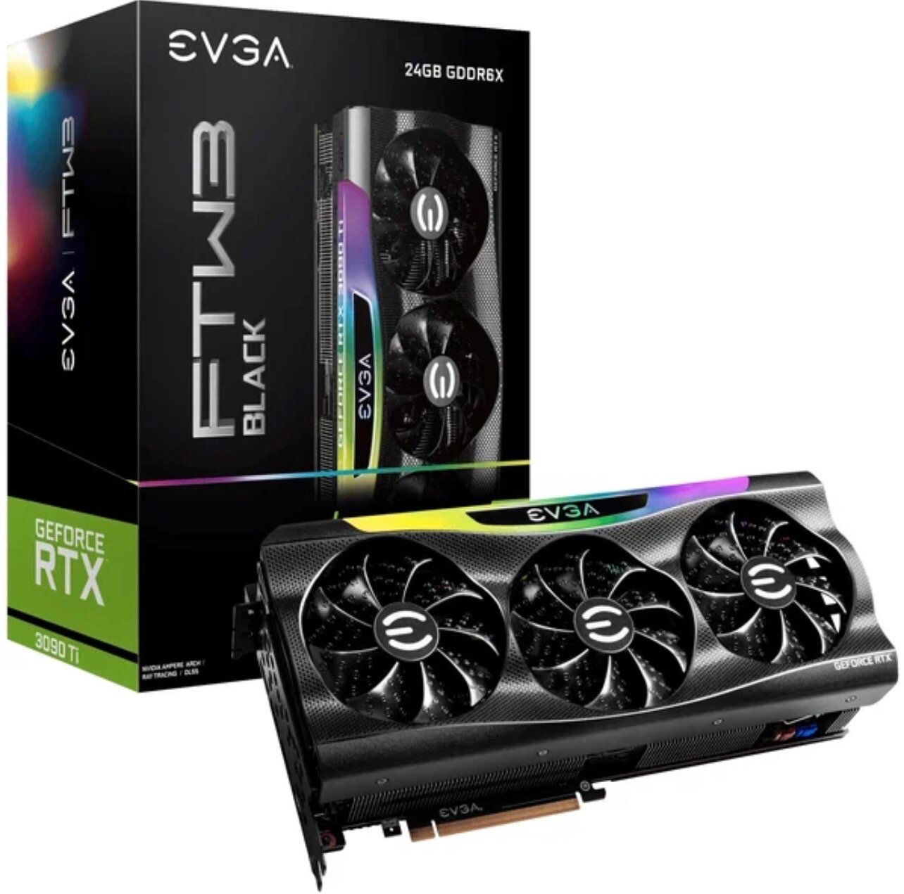 Видеокарта EVGA GeForce RTX 3090 Ti FTW3 ULTRA GAMING 24GB (24G-P5-4985-KR), Retail