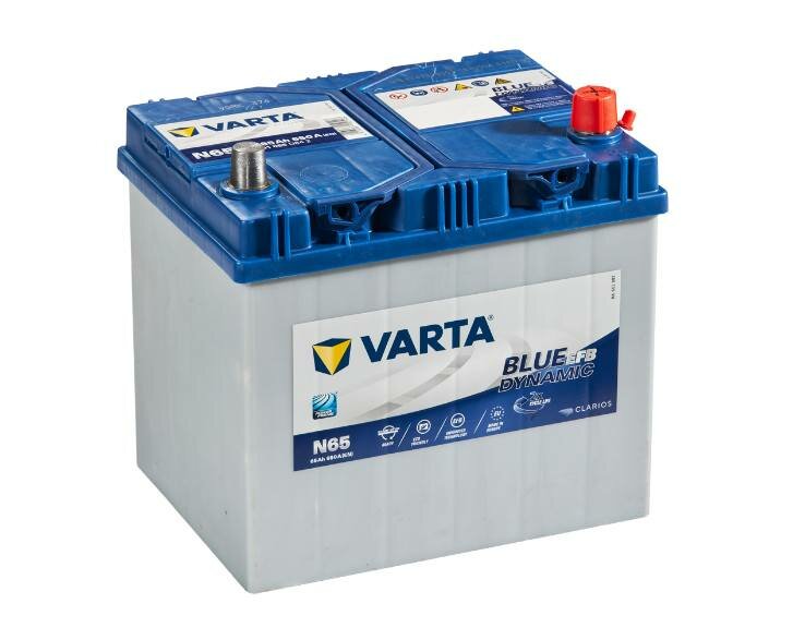 Аккумуляторная батарея VARTA Blue Dynamic 65 а/ч, обратная пол-сть 565 501 065 VAR565501065EFB