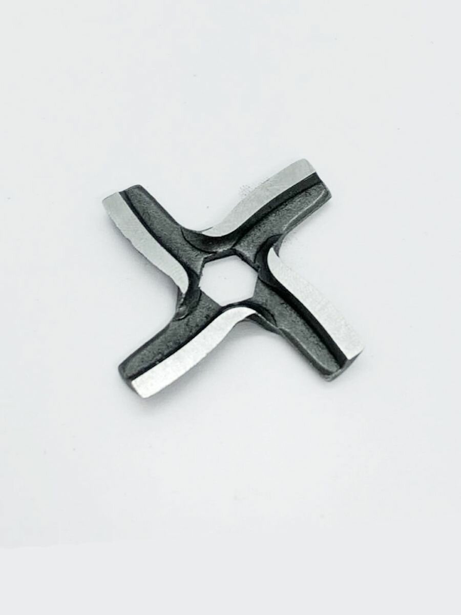 фото Нож 6-ти гранный черный для мясорубки Brayer BR1604 ( каленый, Россия)