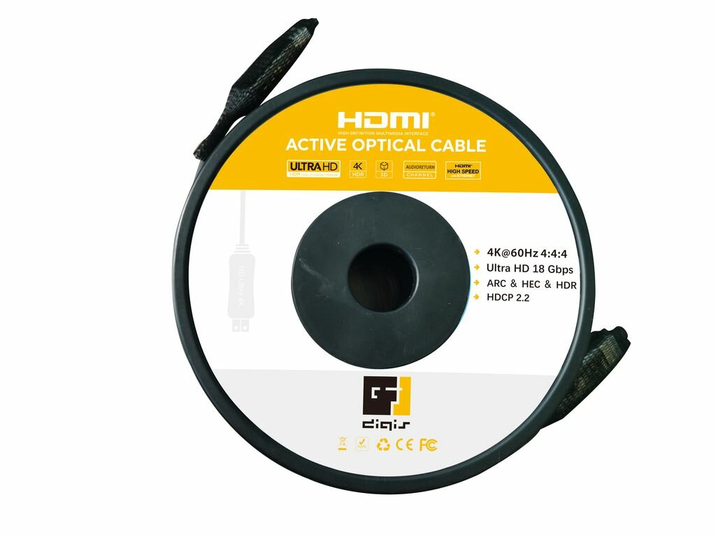 Кабель Digis (HDMI-HDMI 2.0, 15 м) - фото №1