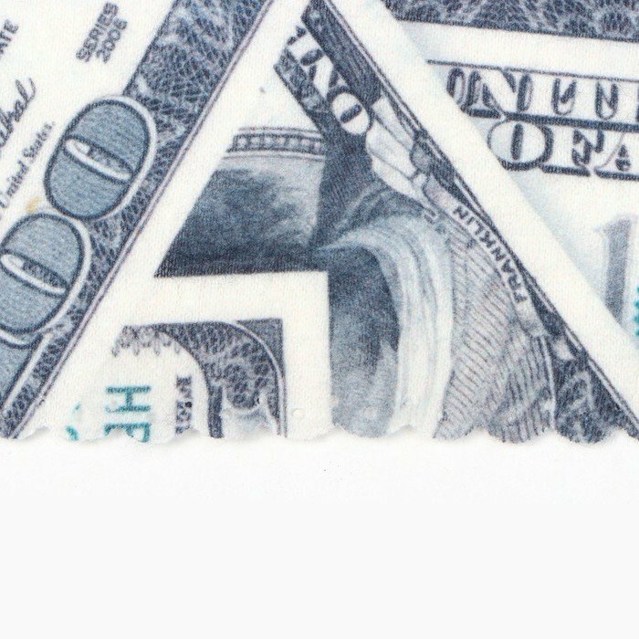 Плед Этель Dollars, 75х100 см, 100% полиэстер, флис (комплект из 3 шт) - фотография № 5