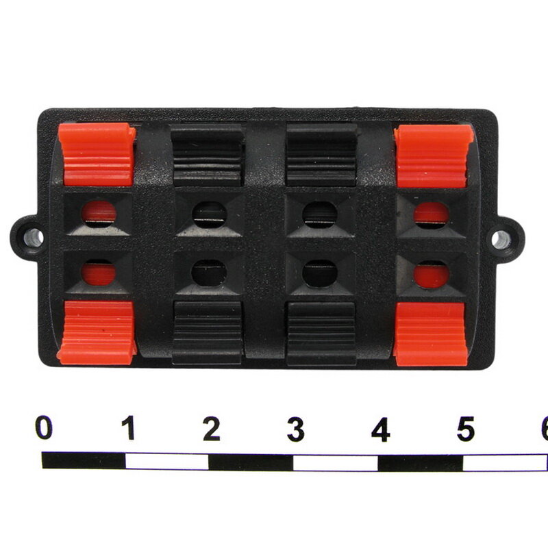 фото Клемма прищепка на корпус 30*58 мм, 8 гнезд