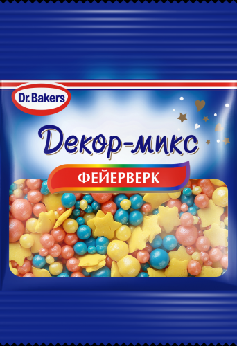 Посыпка Dr.bakers Декор-микс Фейерверк 10 г