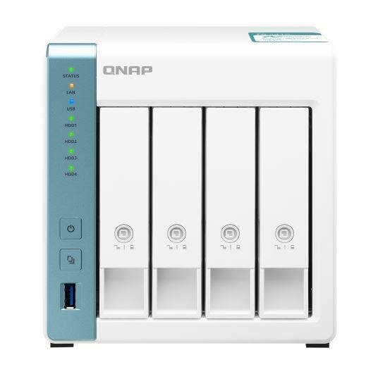 СХД настольное исполнение QNAP 4BAY NO HDD TS-431K белый