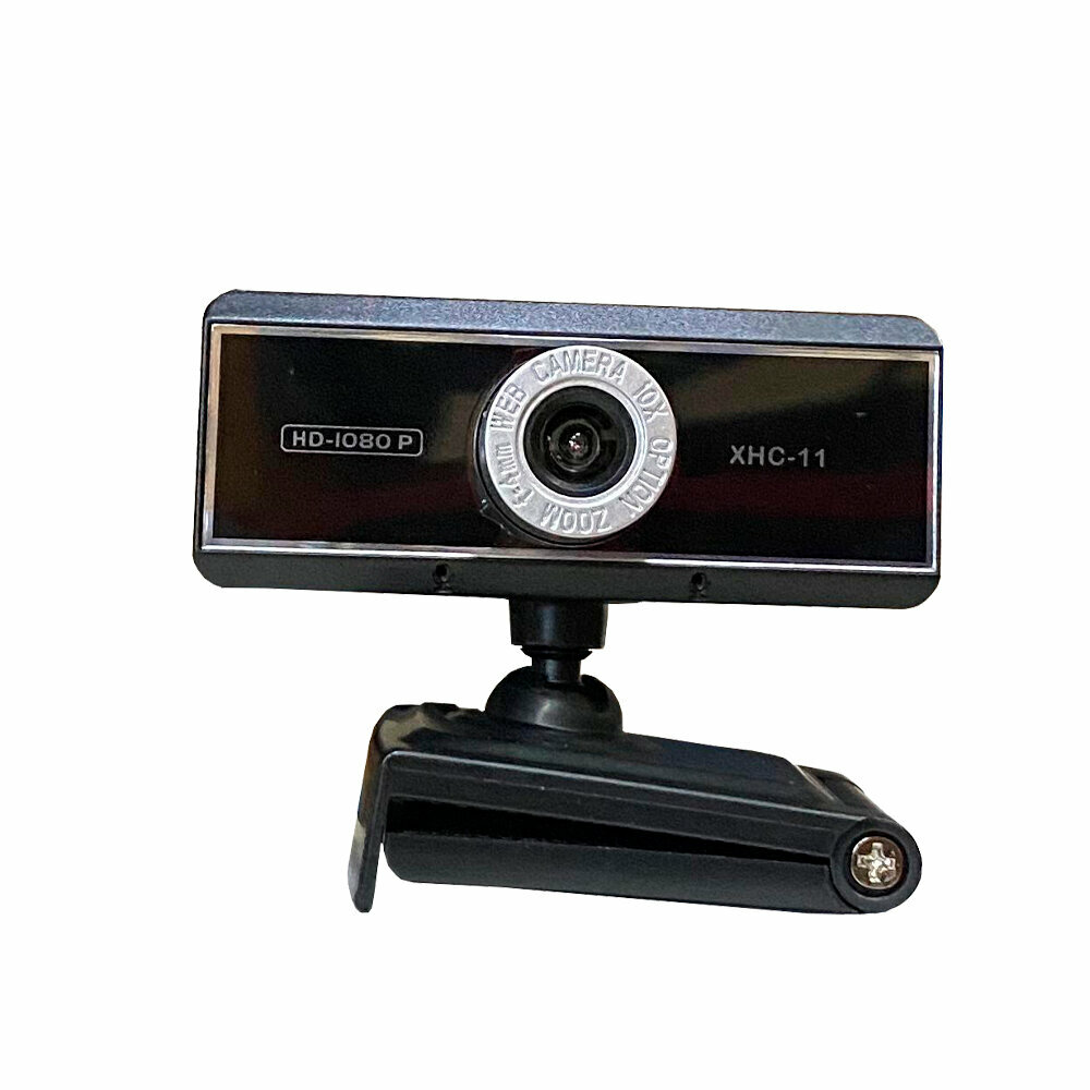 Web-камера "FULL HD" XHC-11 USB + 3.5 мм. Plug and Play (черная/коробка)