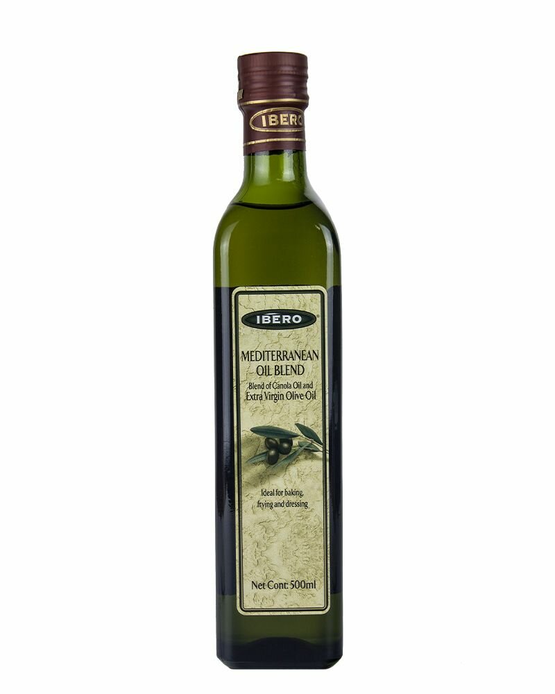 Масло рапсовое Ibero рафинированное с добавлением оливкового масла нерафинированного высшего качества 0,5л