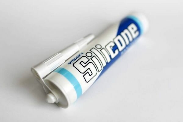 фото UNIPAK Герметик силиконовый санитарный Silicone Sanitary, бесцветный, 300 мл