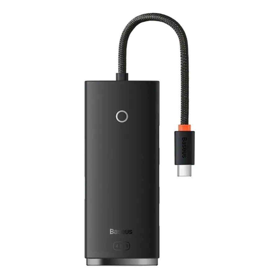 USB-концентратор Type-C HUB Baseus 4в1: 4 USB3.0 порта, черный