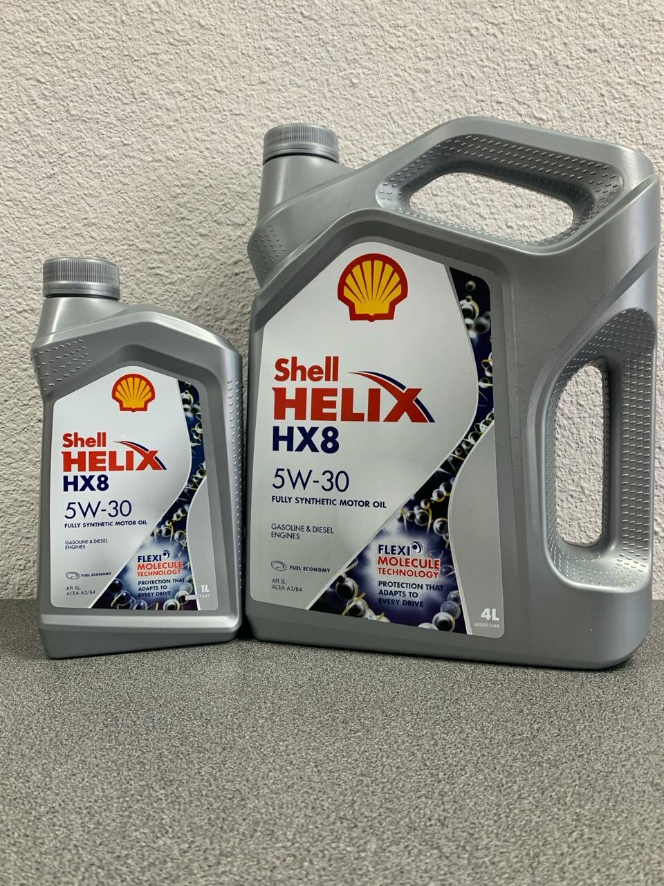 Синтетическое моторное масло SHELL Helix HX8 Synthetic 5W-30 4л+1 л 1 шт.