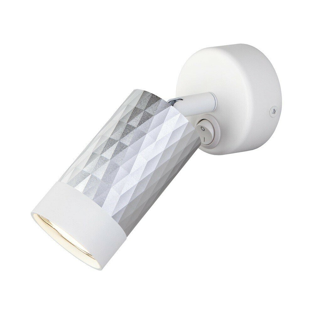 фото Спот настенный накладной белый Eurosvet Mizar GU10 35 Вт IP20 под 1 лампу (a050498)