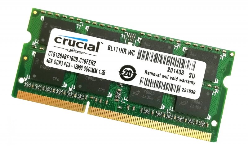 Оперативная память Crucial CT51264BF160B.C16FER2 DDRIII 4Gb