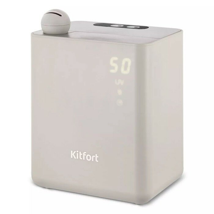 Kitfort Увлажнитель воздуха Kitfort КТ-2890, ультразвуковой, 95 Вт, 3 л, 30 м2, бежевый - фотография № 1